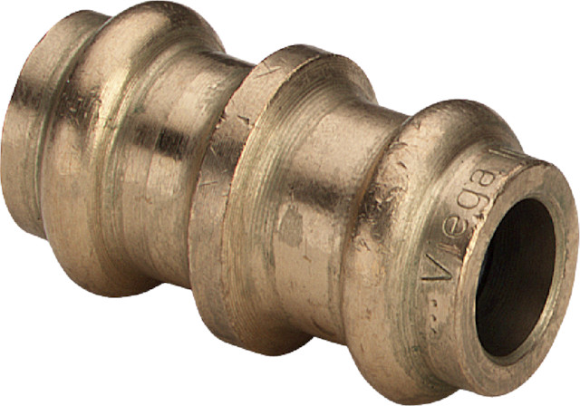 Viega Muffe mit SC Profipress 9777.9 in 10mm Siliziumbronze