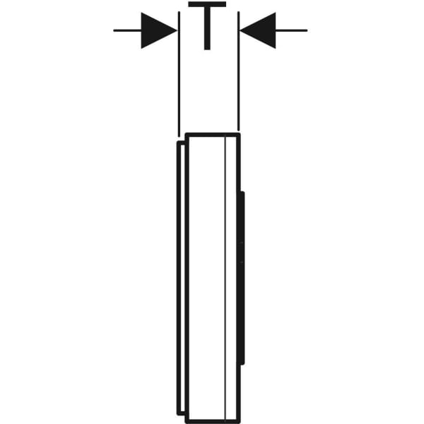 Geberit Funktaster für elektronische Spülauslösungen