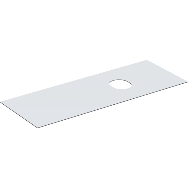 Geberit VariForm Abdeckplatte für US f. AS-WT mit 2 und 3 Schubl. B=135cm, weiß