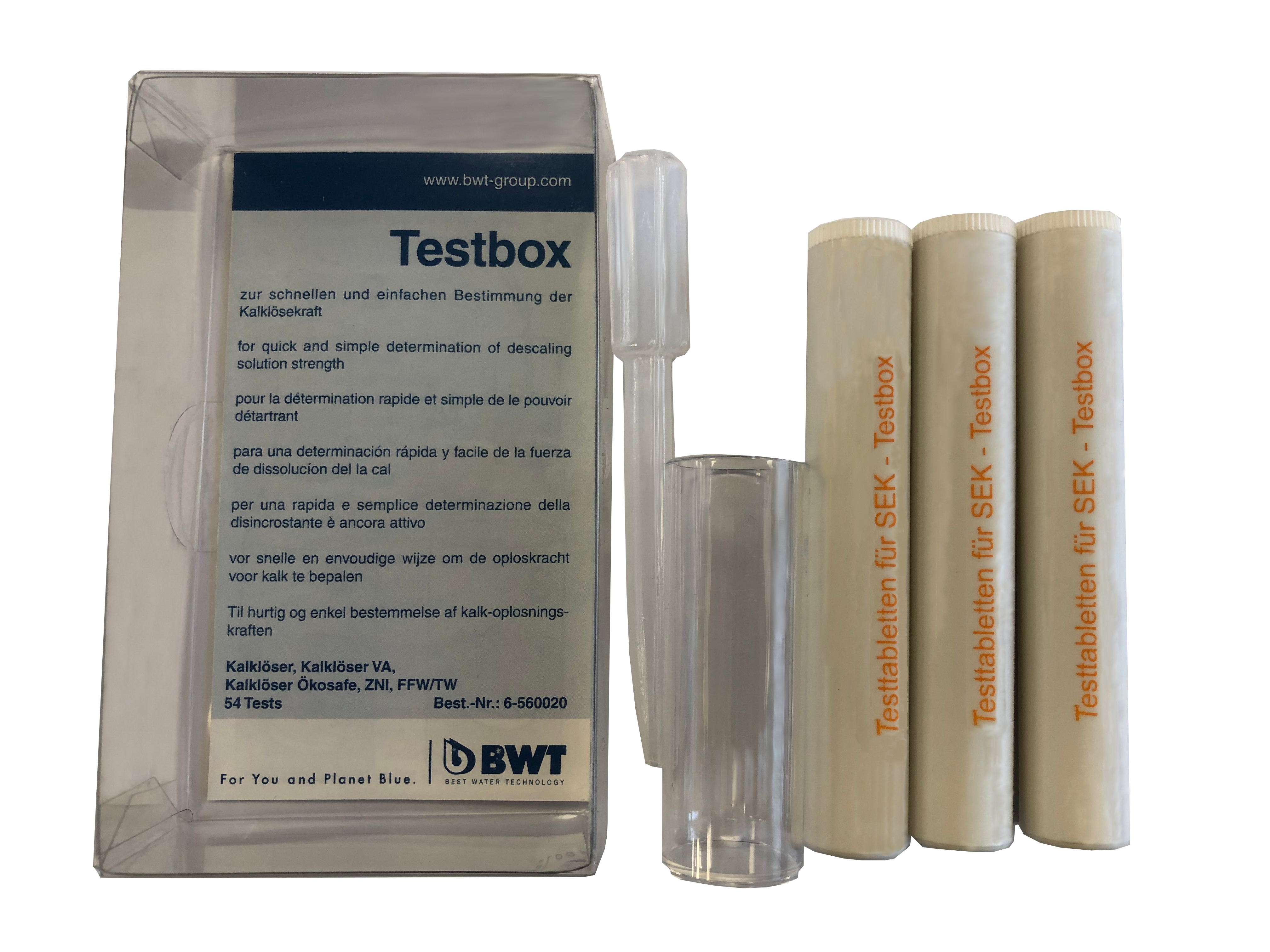 BWT Prüfgerät SEK-Testbox Kalklösekraft-Bestimmung BWT Prüfgerät SEK-Testbox Kalklösekraft-Bestimmung
