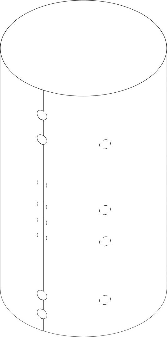 BOSCH Ersatzteil TTNR: 7735501781 Verkleidung P750.6 silber everp