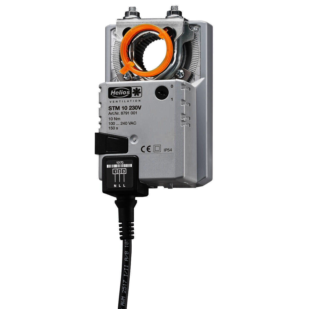 Helios STM 10 230V Klappen-Stellmotor 10 Nm 1-PH, 230V, 50/60 Hz, IP 54