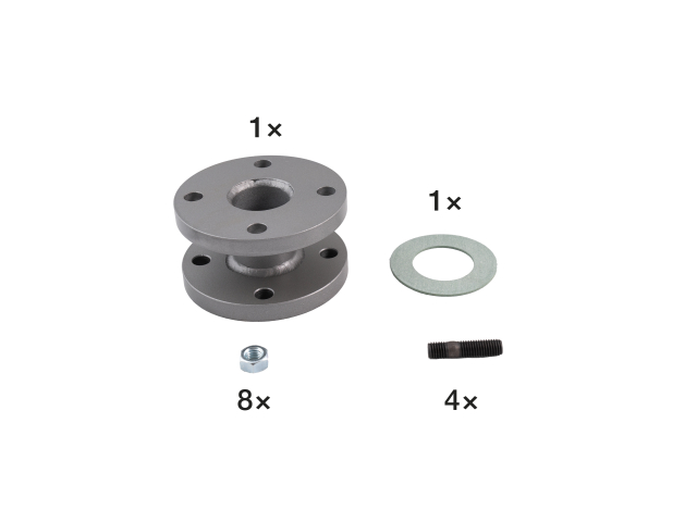 BIRAL Zubehör HLKKS Zwischenflansch Z37, DN40, 73mm