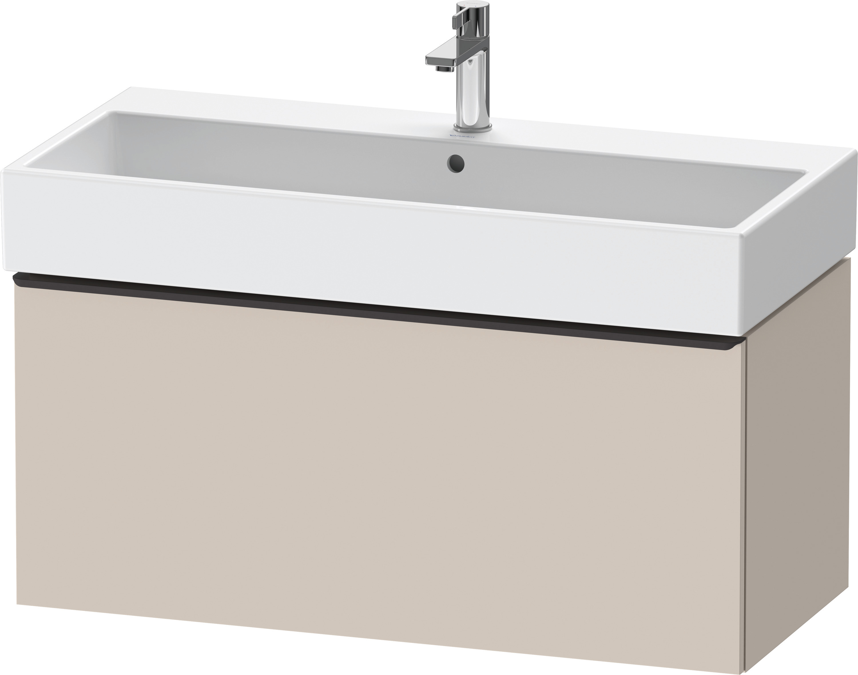Duravit D-Neo WTU,Wdh,Ausz:1,Gr:Diamant Schw. 984x442x440mm,Taupe Matt, Dekor