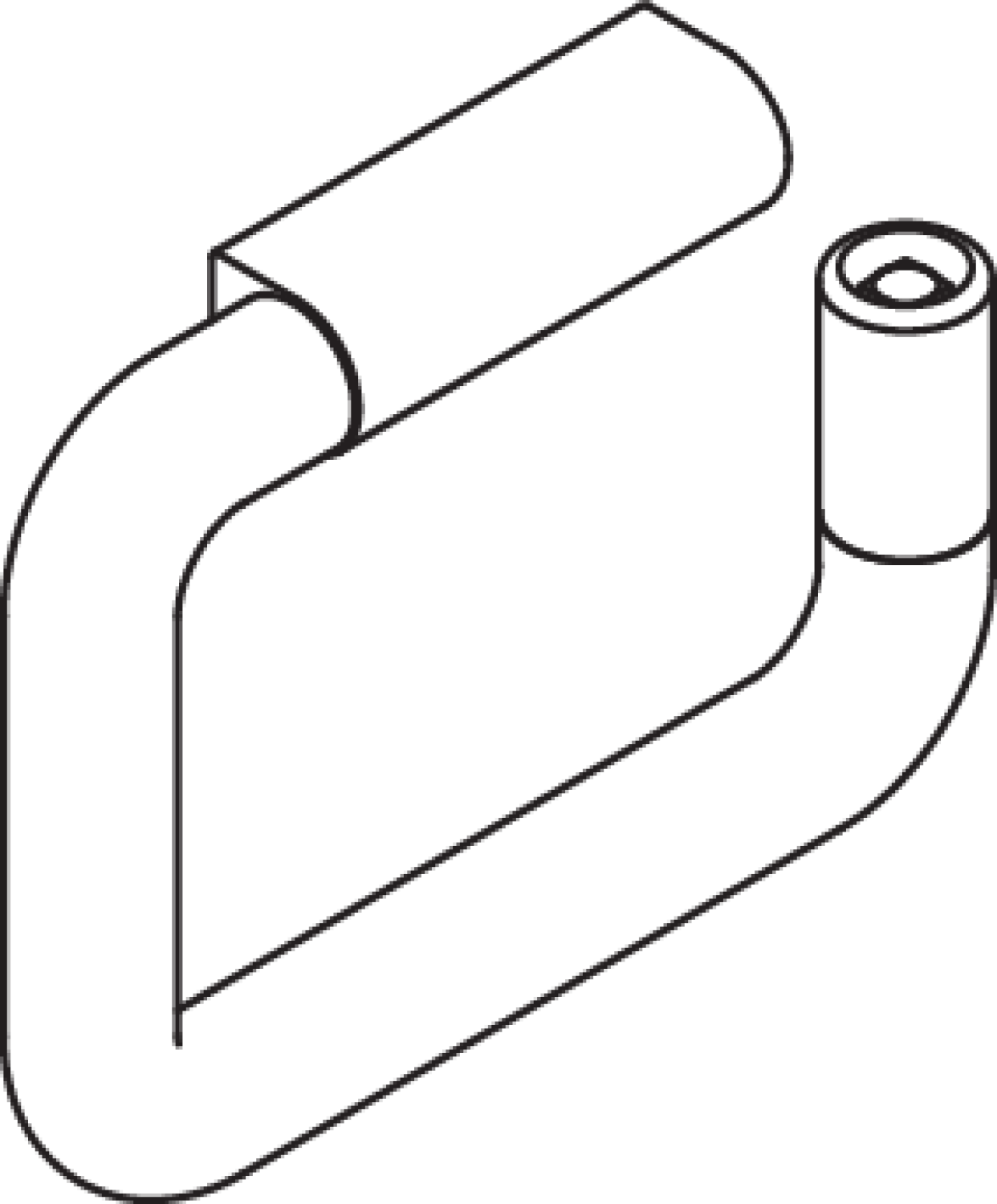 HEWI WC-Papierhalter Ser 477, matt, m. Diebstahlschutz signalweiß