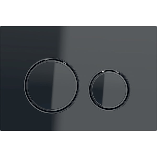 Geberit Sigma21 BetPl., für 2-Mengen-Spülung Metallfarbe schwarzchr., schwarz Geberit Sigma21 BetPl., für 2-Mengen-Spülung Metallfarbe schwarzchr., schwarz