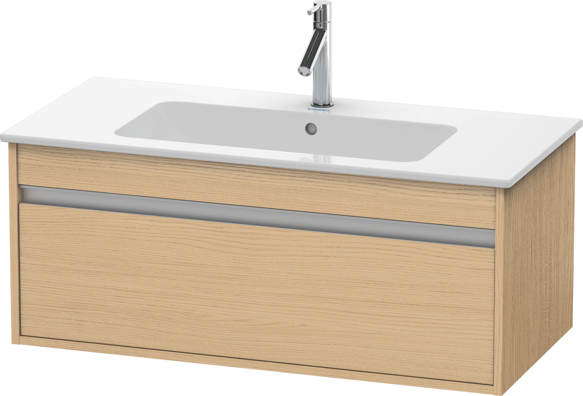 Duravit WTU Ketho f. ME by Starck, 1 Auszug 410x1000x475mm, Eiche Natur