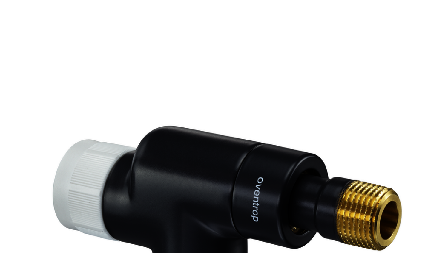 OVENTROP-Thermostatventil "E" DN15, 1/2", PN10, Axial, anthrazit