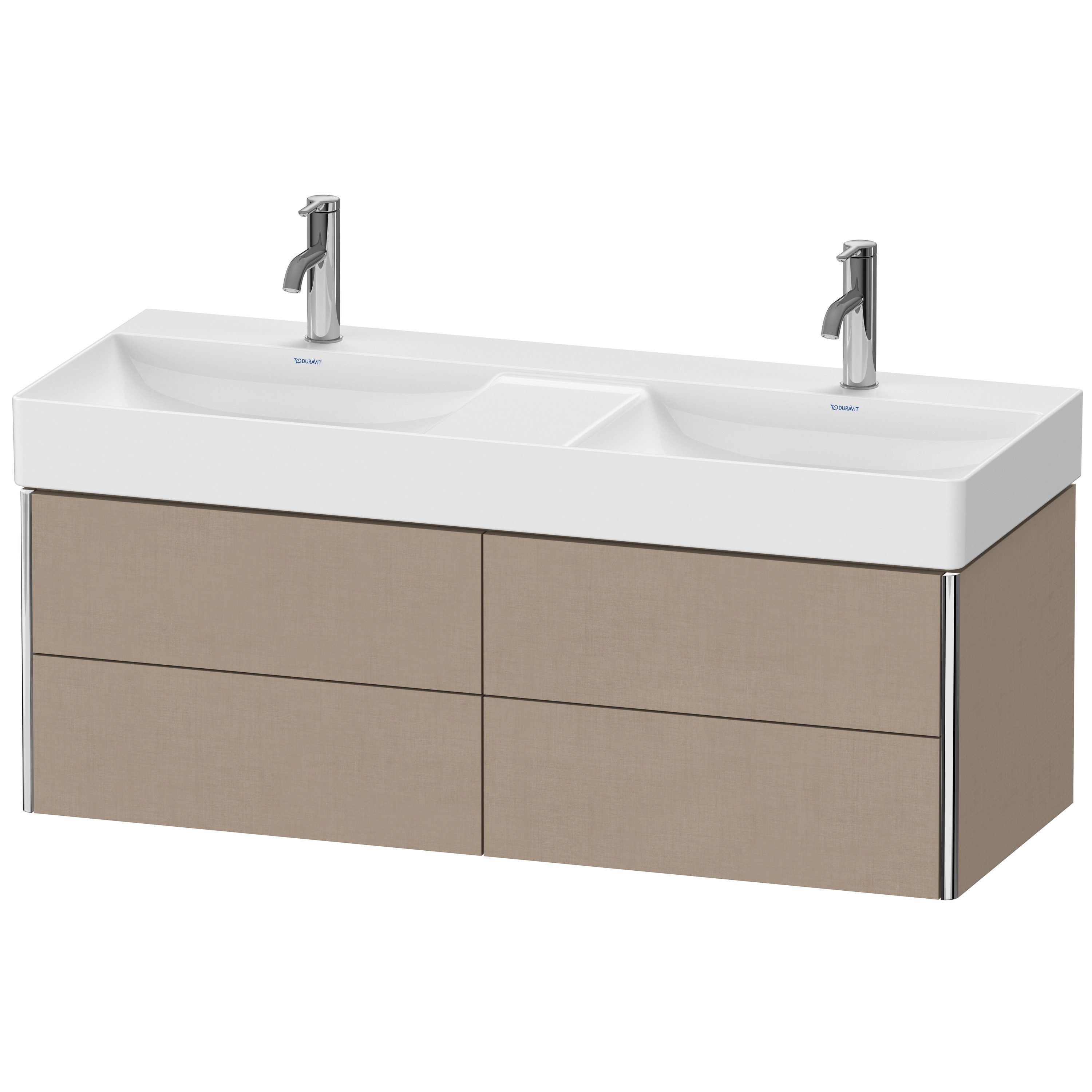 Duravit WTU XSquare wandh.,397x1184x460mm 4Schubkästen,leinen