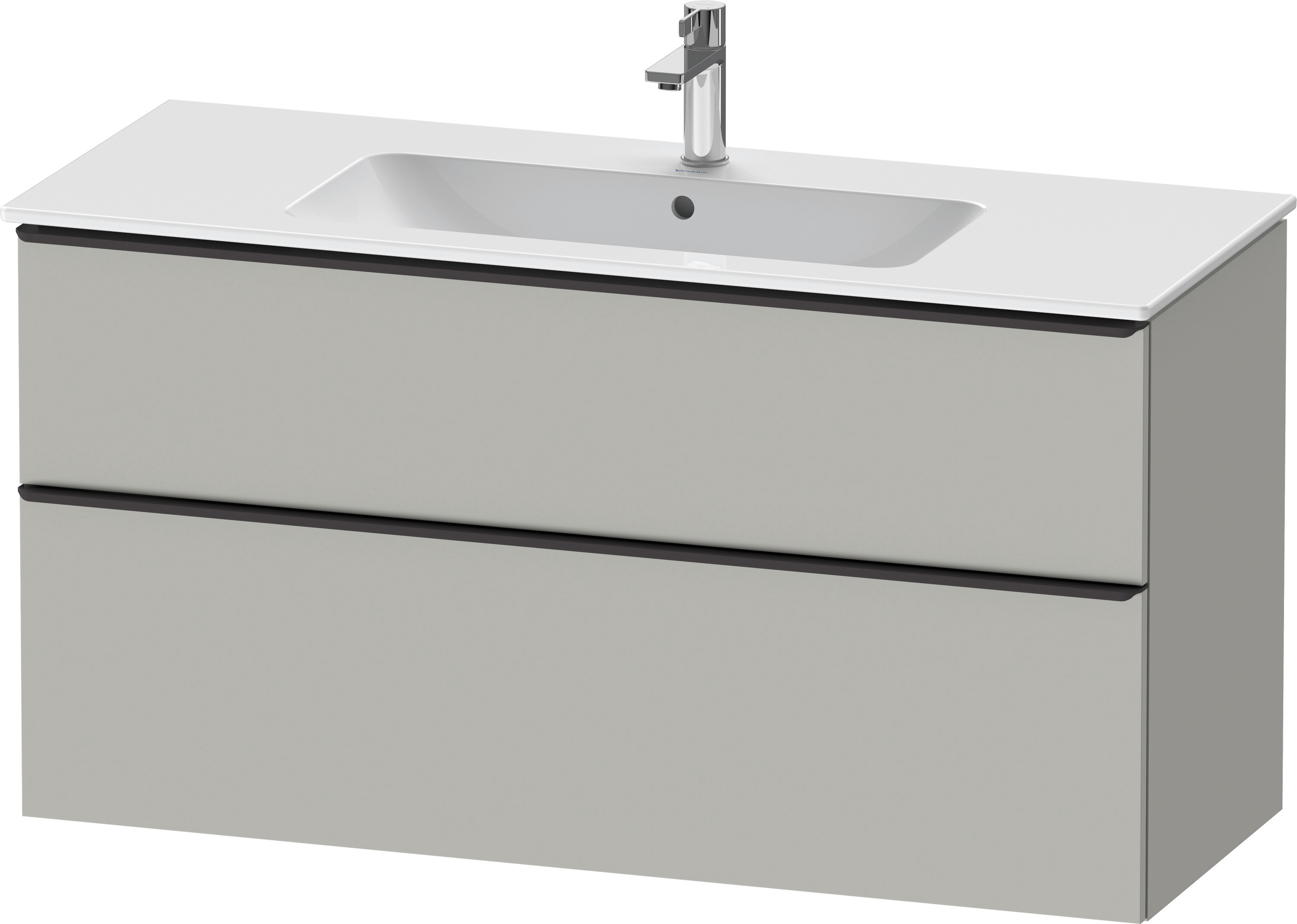 Duravit D-Neo WTU,Ausz:1,Schubk:1,GR:Dia.Schw 1210x462x625mm,Wandh,Betongrau Matt,Dek.