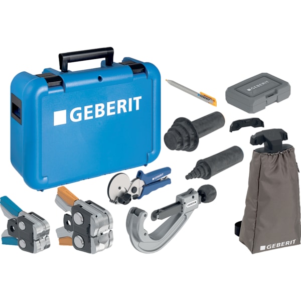 Geberit FlowFit Koffer bestückt mit Werkzeugen, d16-75, Komp. 2