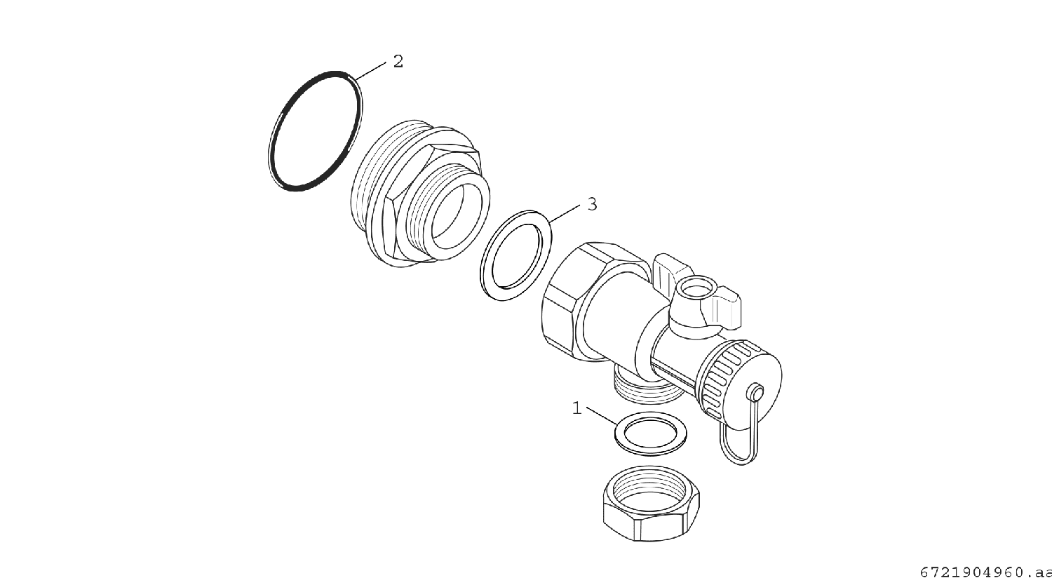BOSCH Installationszubehör AAS-5 Anschlussset 1 1/4" für AAS