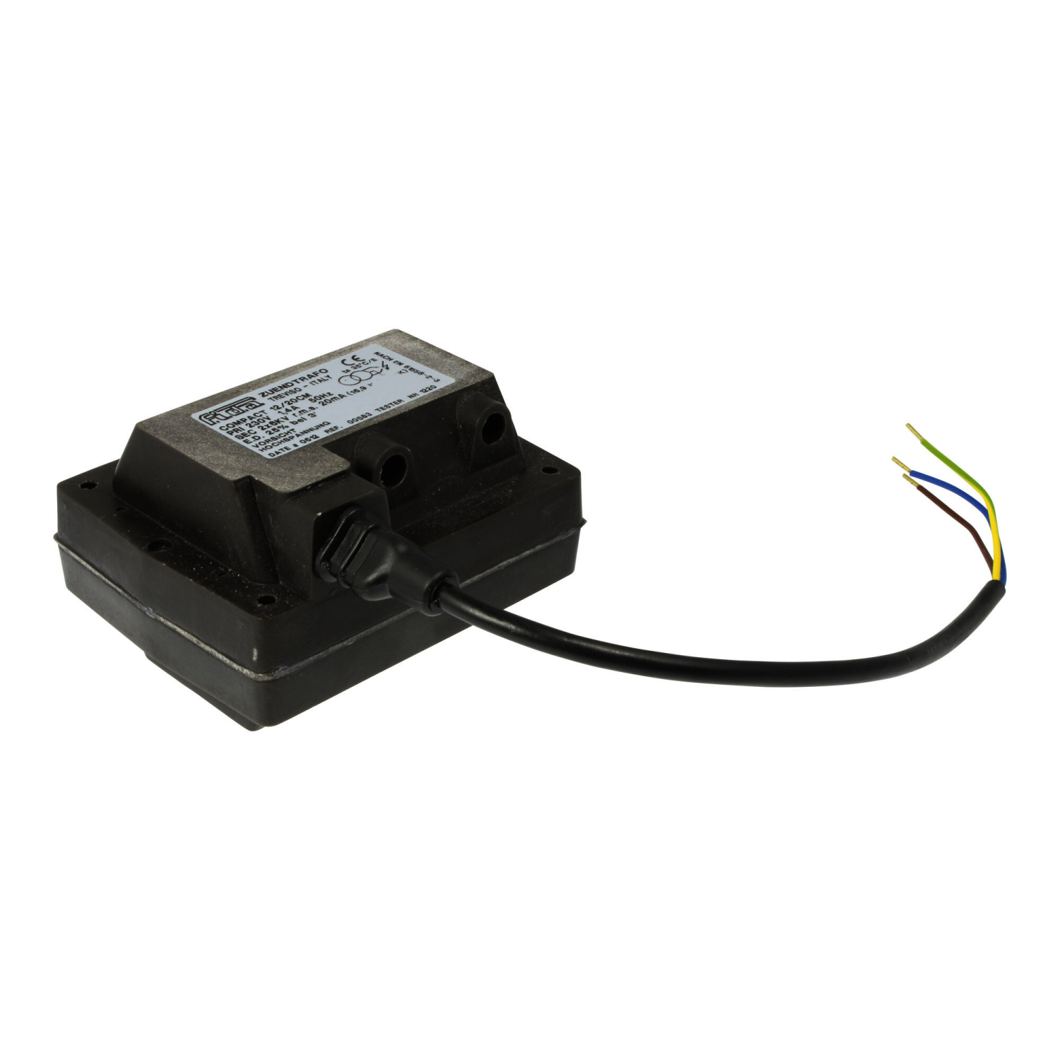MHG Zündtrafo 12/20 CM mit Kabel RZ 2/3, DE/DZ 2, GE/GZ 2, F.i.d.a.