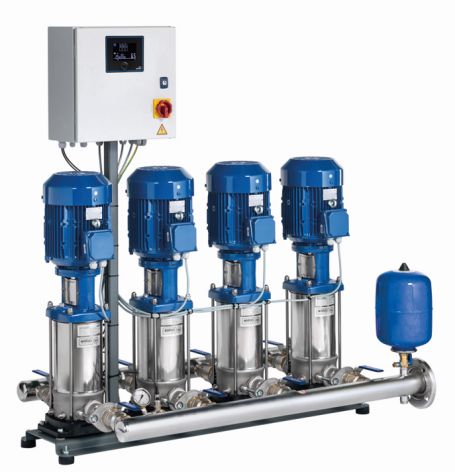 KSB Druckerh. DeltaPrimo F 2-02/04 mit 2 Movitec, 0,37 kW, Zulauf M