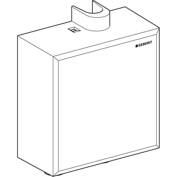 Geberit Haube f. AP-Funktionsbox f. Piave u. Brenta WT-Arm., Standmontage