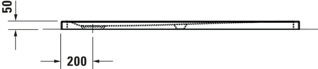 DU Tempano Duschwanne 1500x800x50mm Weiß