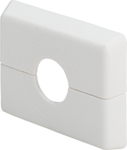 Viega Rosette 1079.5 in 60x45x10x15mm Kst. weiss RAL 9010