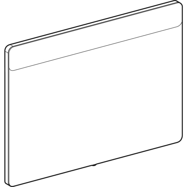 Geberit Option Lichtspiegel Beleuchtung oben, 90x65x3,5cm