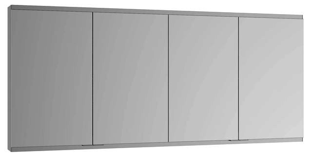 KEUCO Royal Modular 2.0 SPS, unbel. 80040, Einb,4Steckd,sb-elox,2000x700x120mm
