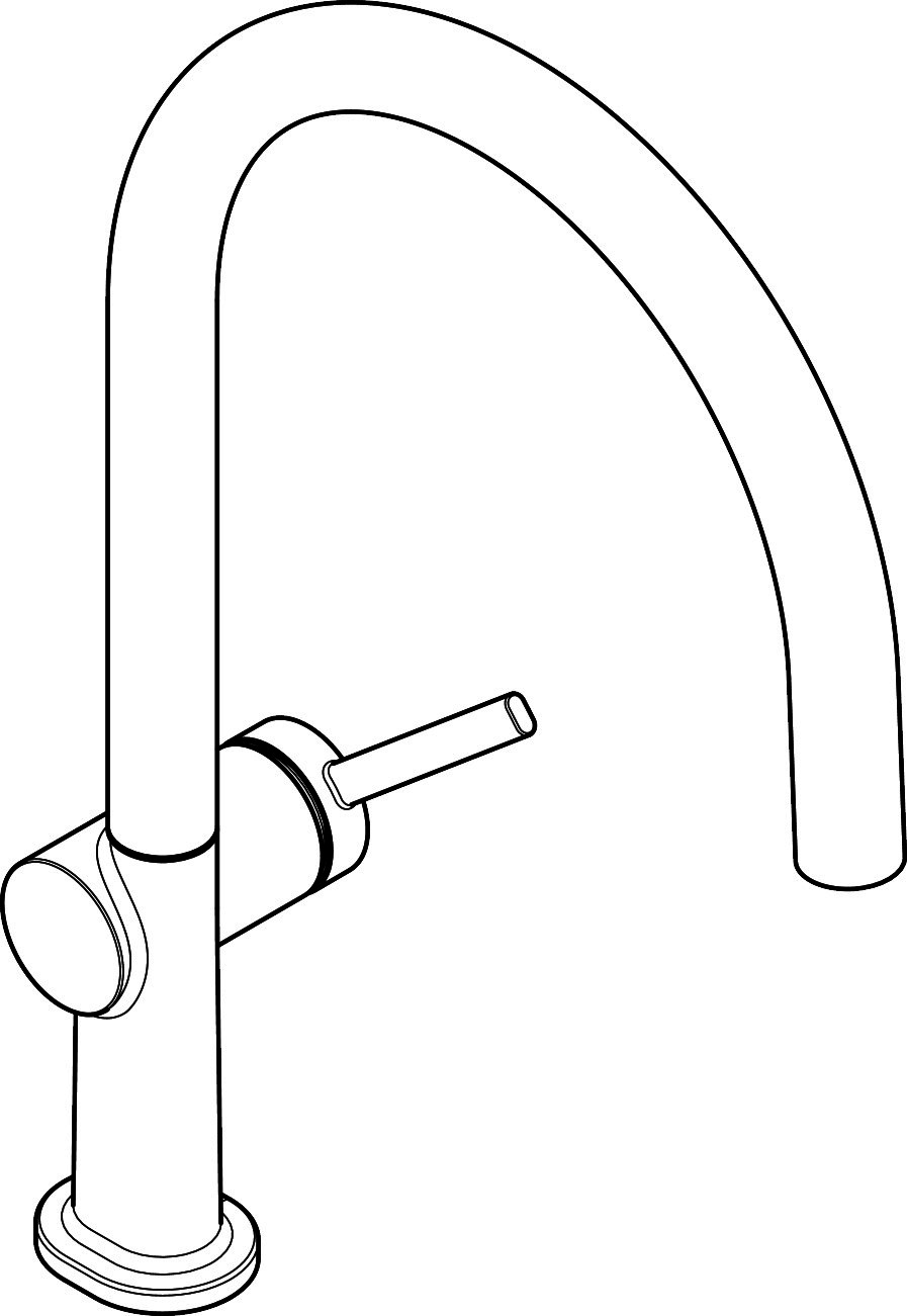 Hansgrohe Spültischmischer 220 Talis M54 Eco 1jet chrom