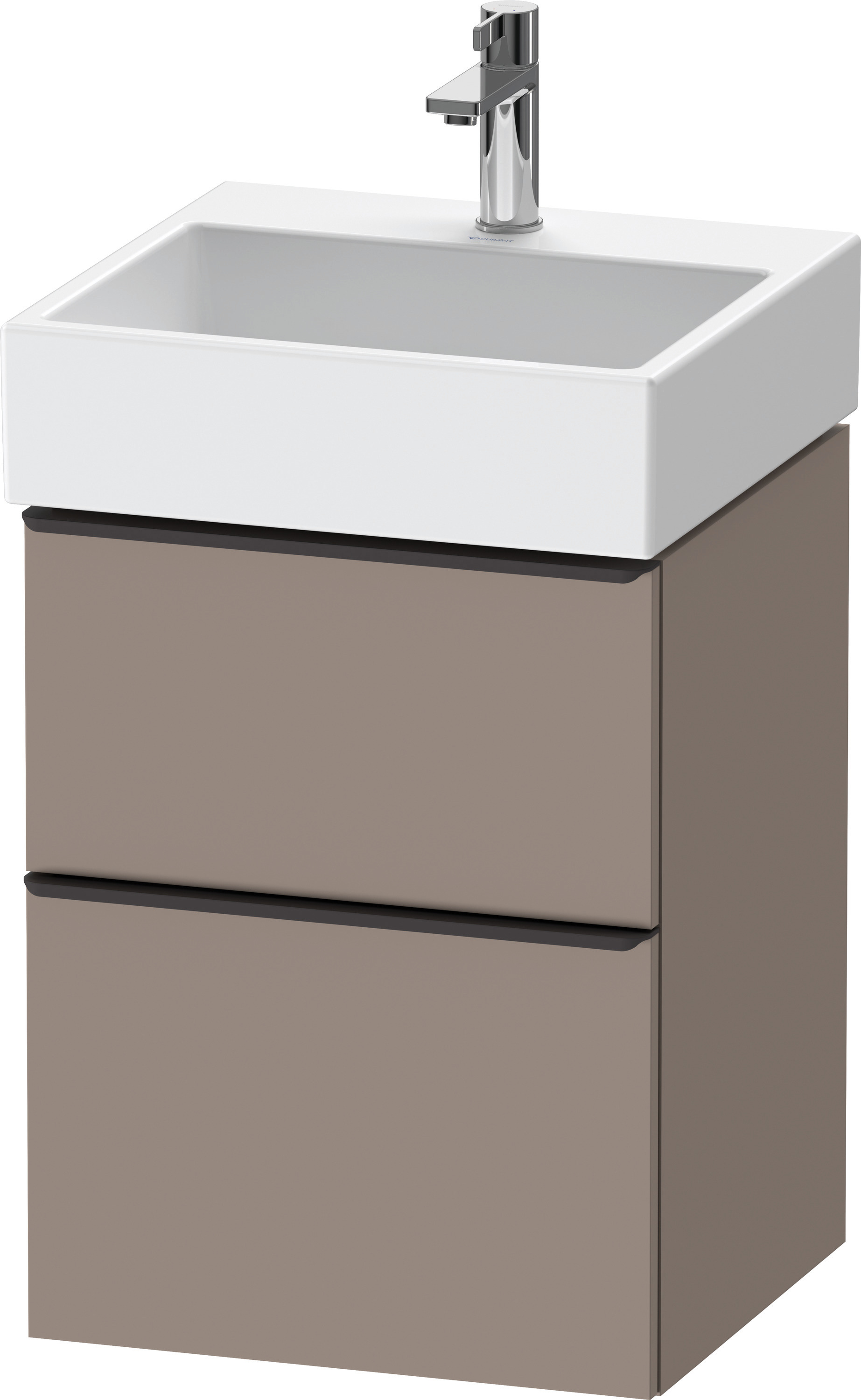 Duravit D-Neo WTU,Ausz:1,Schubk:1,GR:Dia.Schw 484x442x625mm,Wandh,Basalt Matt,Dekor