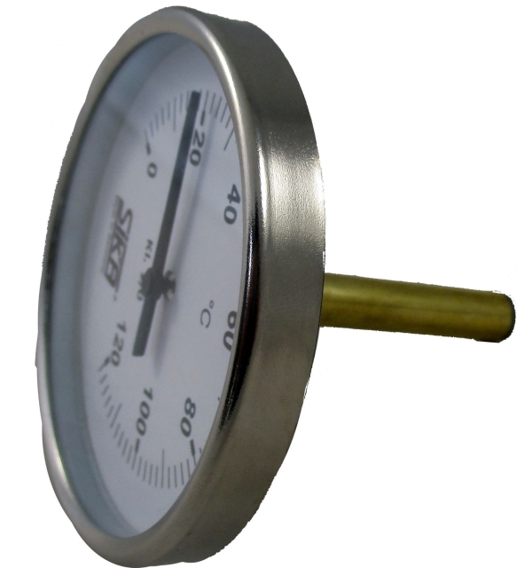Wolf Thermometer Bimetall NG80 L:63mm für FWS, LS