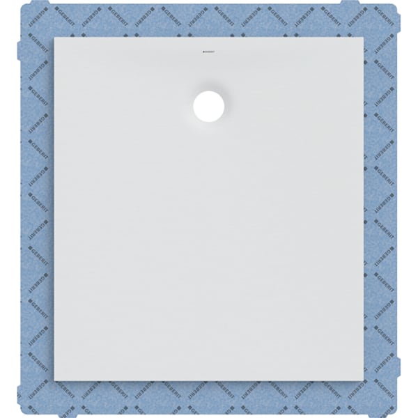 Geberit Olona Duschwanne 100 x 90 cm rechteckig, mit Dichtvlies, weiß matt