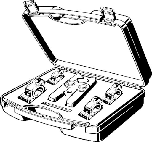 Viega Pressringset 9696.7 in 32-63mm Kunststoff blau
