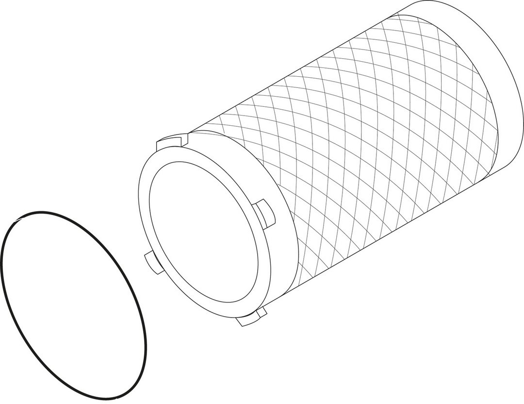 BOSCH Ersatzteil TTNR: 8733702122 Wassersieb DN25 (Mesh = 0.6)