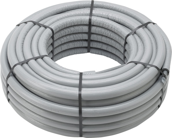 Viega Rohr Raxofix 5302.5 mit 9mm Dämmung in 16x2,2mm Kunststoff grau