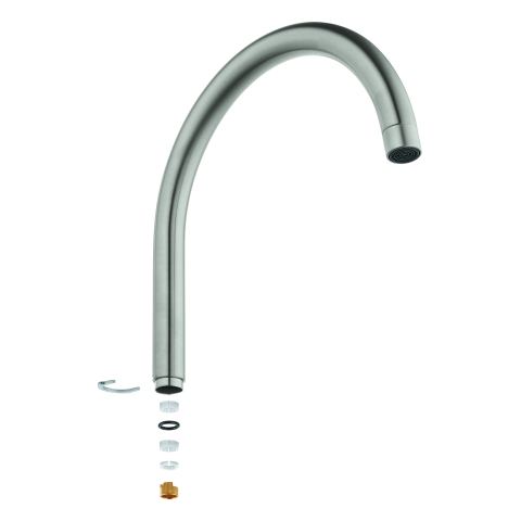 GROHE U-Auslauf 13372 supersteel