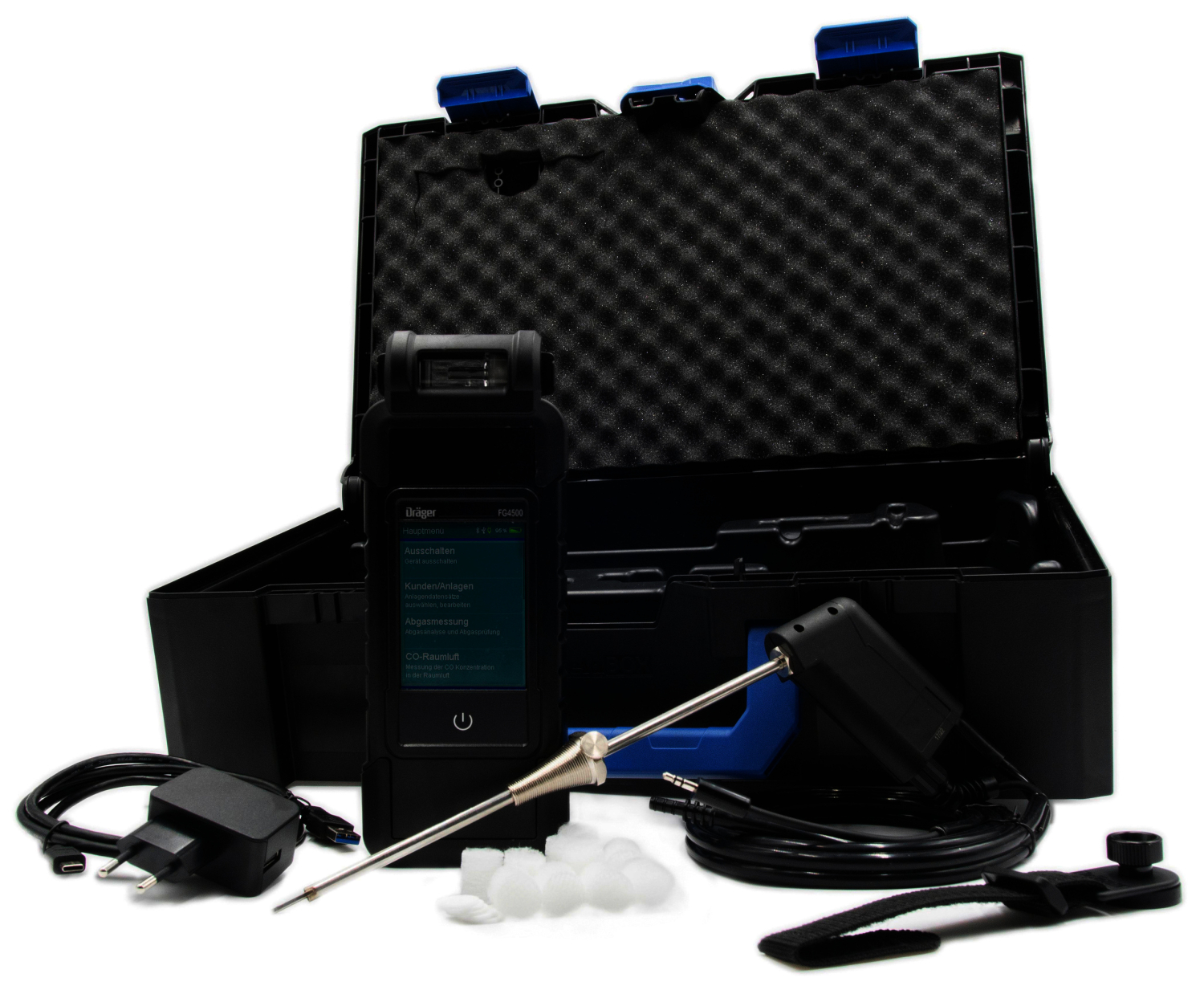REMS FG4500 Set H2 (Dräger 5603137) Abgasmessgerät REMS FG4500 Set H2 (Dräger 5603137) Abgasmessgerät
