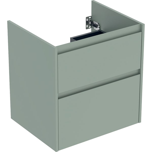 Geberit Unterschrank für MWT, 2 Schubladen B:60cm, salbeigrün matt