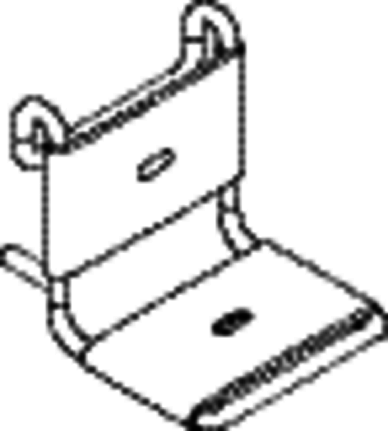 HEWI Einhängesitz B=450mm,T=500mm,H=472mm reinweiß