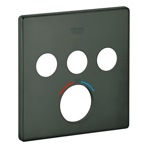GROHE Rosette 49042 für SmartControl UP-THM eckig 3 ASV hard graphite geb.