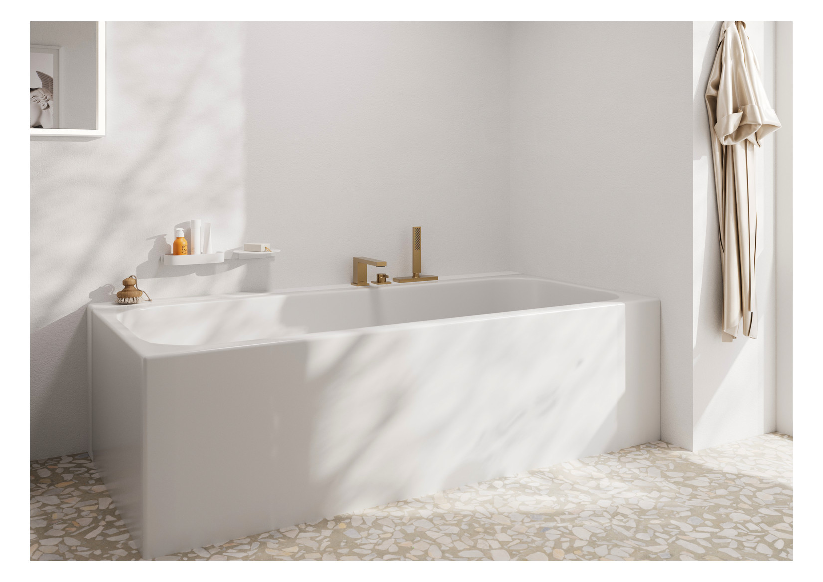 Hansgrohe 3-Loch Wannenrandmischer Tecturis E mit sBox BBR