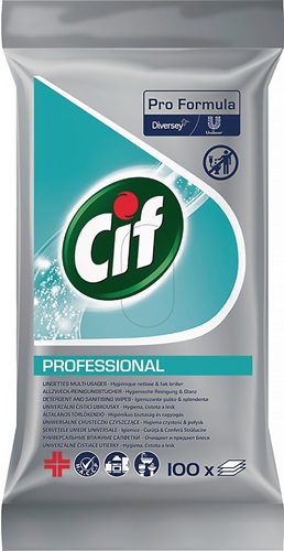 Allzweck-Reinigungstücher Prof.Einwegpro dukt 100 Tücher/Pack weiß 100 Tü.CIF Allzweck-Reinigungstücher Prof.Einwegpro dukt 100 Tücher/Pack weiß 100 Tü.CIF