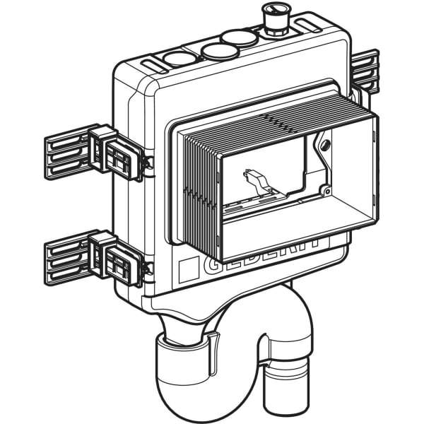 Geberit HS10 Hygienesp. mit 1 Wasseranschluss o. Steuereinh., 24V, d:50mm