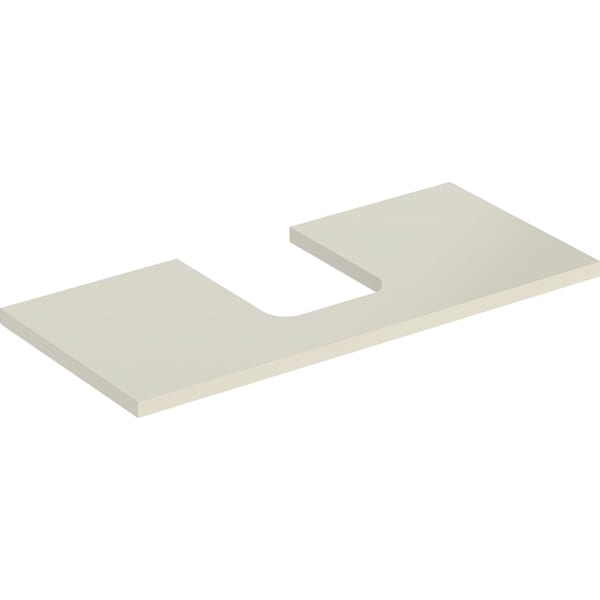 Geberit ONE WT-Pl. Aus mi. f. AWT Schalenform 105x3x47cm, sandgrau hgl.