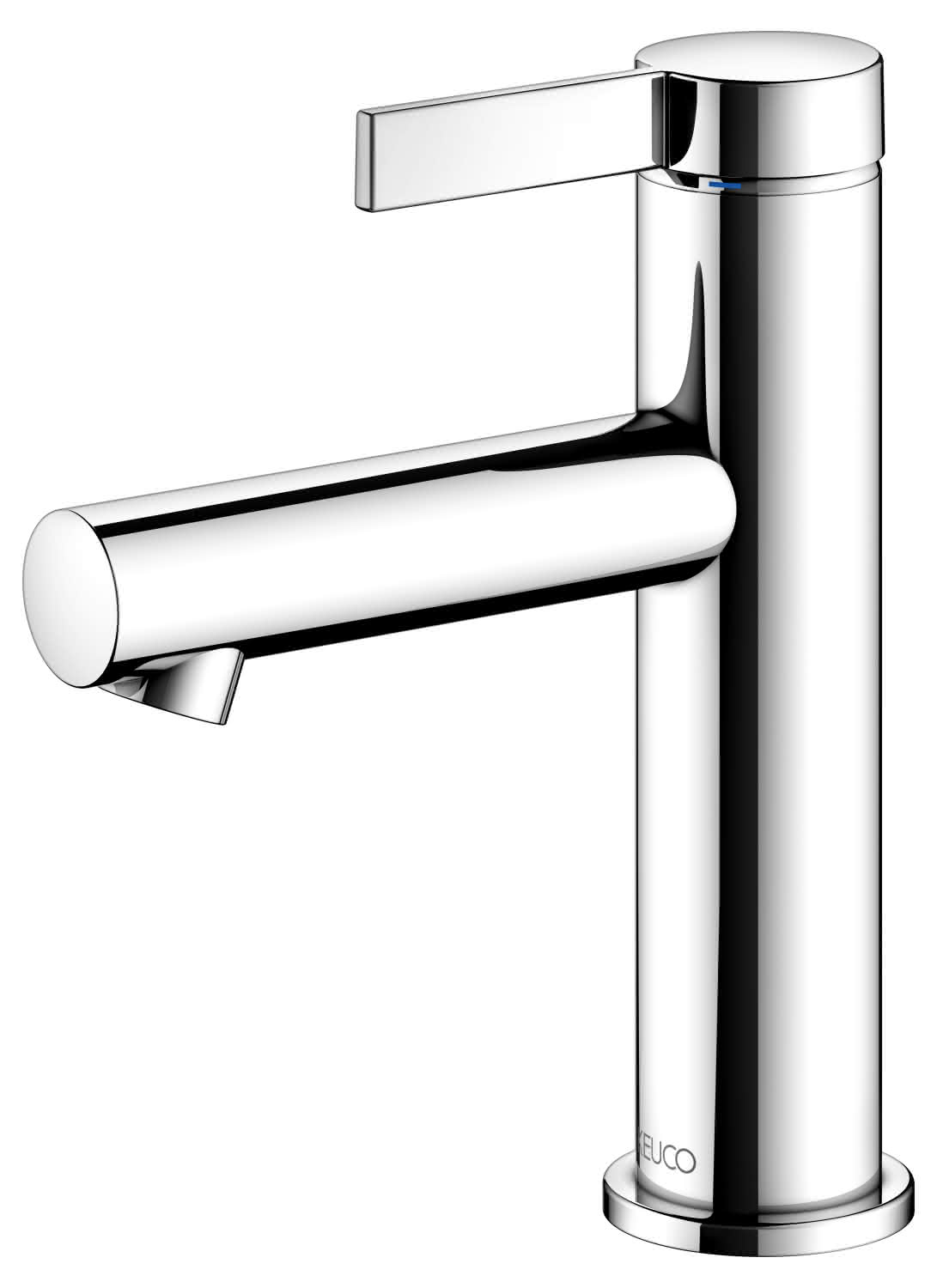 KEUCO EHM-WT-Mischer 100 IXMO 59502 o.Zug.-Ablgrt. Pure, Rosette r/e verchr.