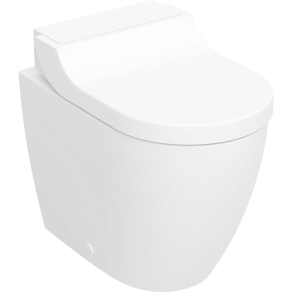 Geberit Geberit AquaClean Tuma Comfort WC-Komplettanlage Stand-WC, Glas weiß