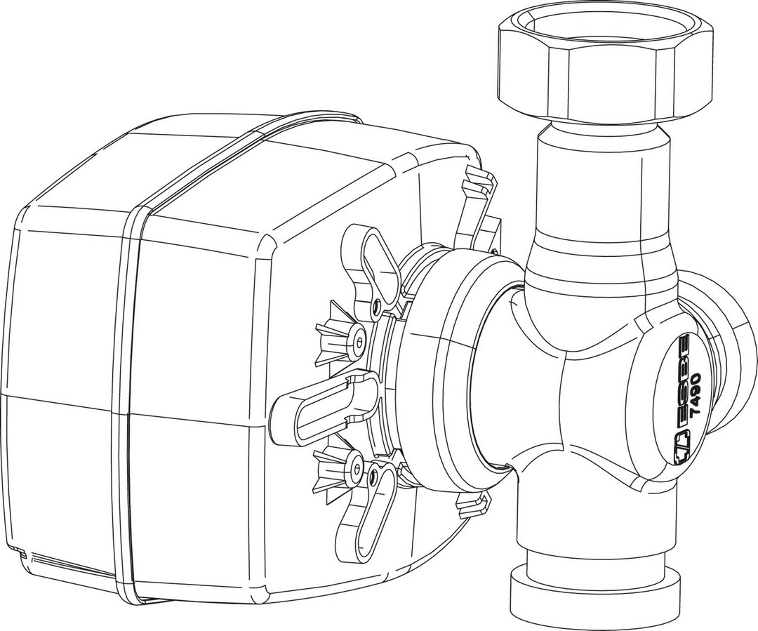 BOSCH Ersatzteil TTNR: 87186690110 Ventil mit Motor