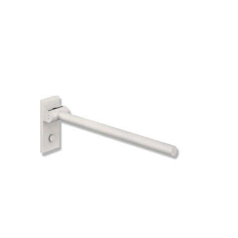 HEWI mob. SK-Griff Mono (A), L:600, pulverbeschichtet weiß tiefmatt