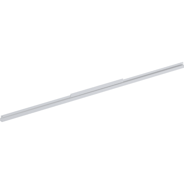 Geberit Lichtleiste un. f. Option Plus, eckig Lichtspiegel B:105cm, alu.