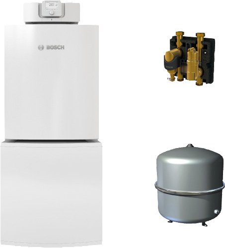 BOSCH Gas-BW-Hybridpaket BOPA GCH705 GC7000F 15, WST 160-2, HS25/6 MSL, MH200