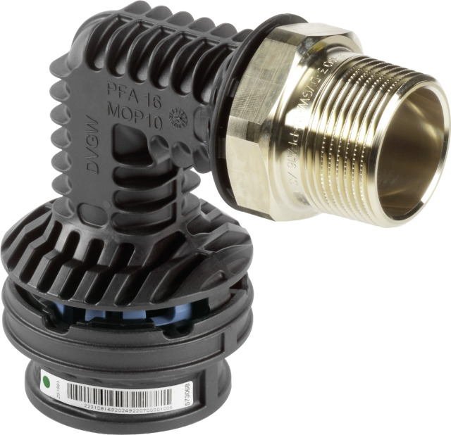 Viega Bogen 90 Grad SC Geopress K 9714TW in 32mm x R1 Kunststoff