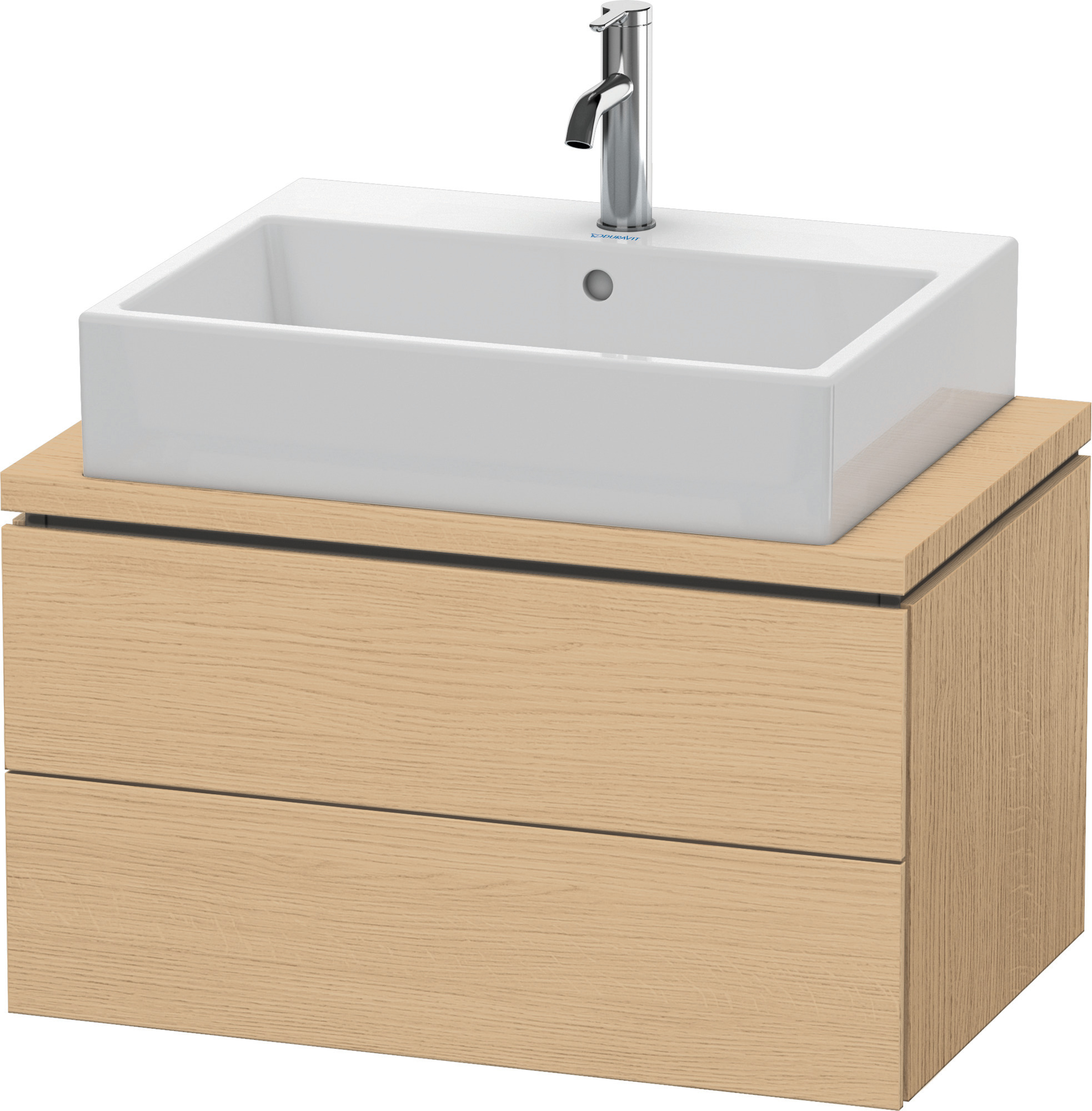 Duravit WTU f.Console Comp.L-Cube 400x720x477 2 Schubkästen, Eiche Natur