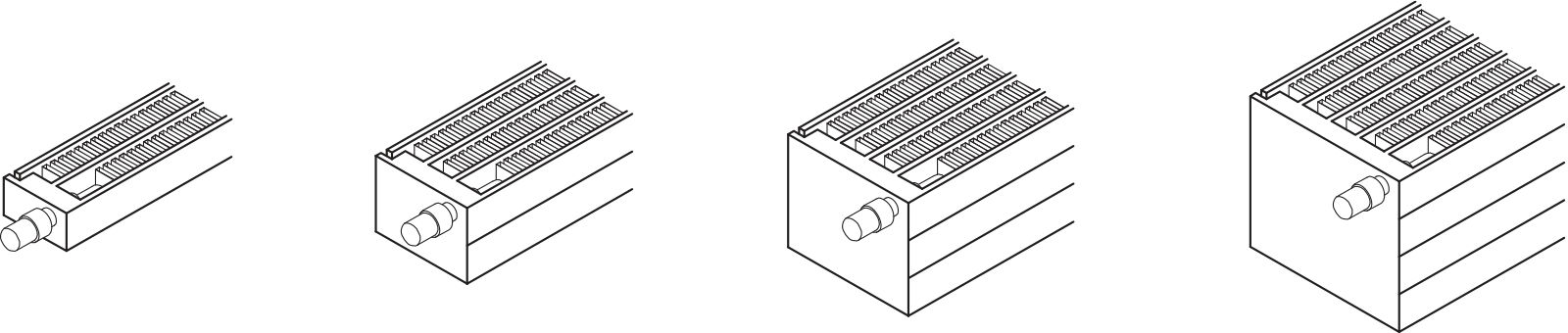 Kermi V-Kon S Typ22 BH140x133x1100mm QN795,RAL9016,6 bar,m.Abd,Vent. re