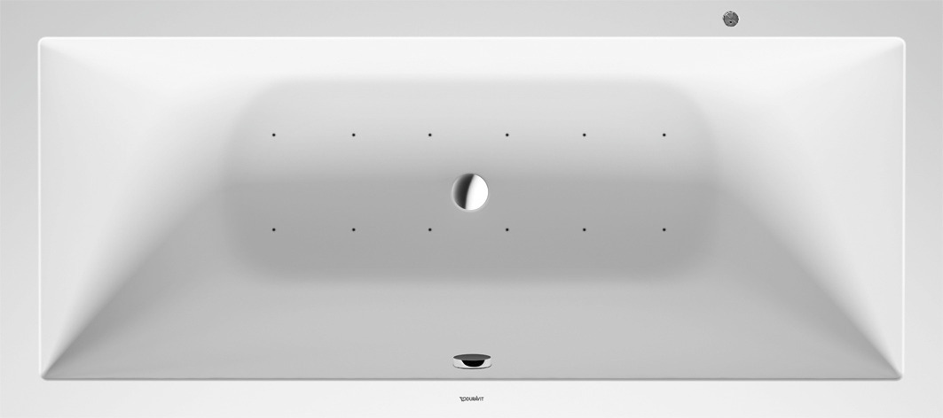 DU DuraSquare Whirlw. 1800x800mm Einbau Rückens.2 L/R, Air-Syst.,Weiß Matt