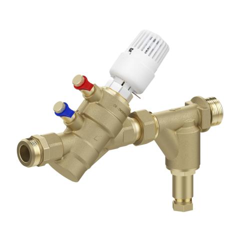 Flamco NexusValve Vivax T DN20S, 20-65 Grd 3/4" 320-882 l/h, mit Tauchfühler